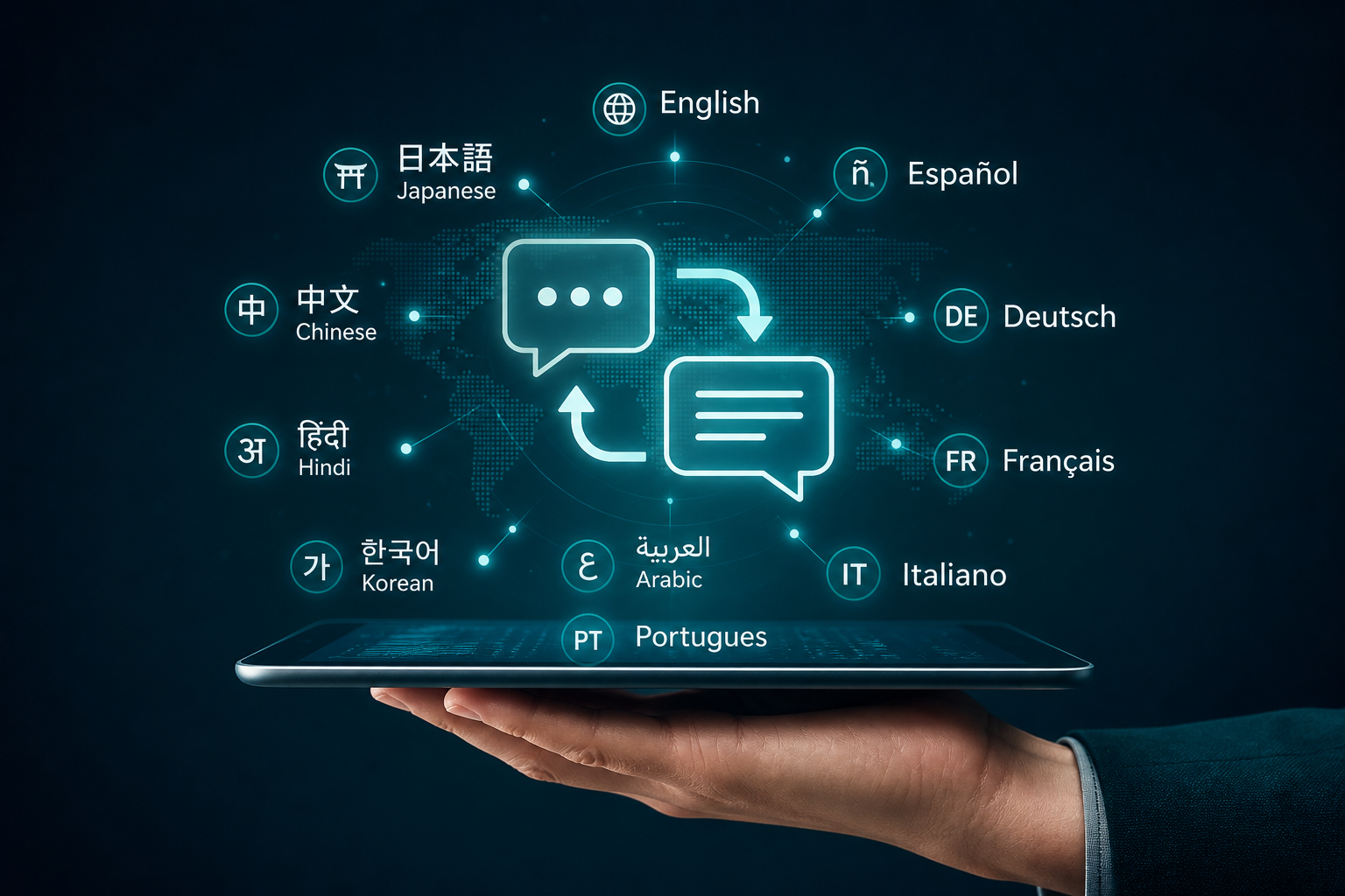 Multilingual hotel reservation support in 30 plus languages