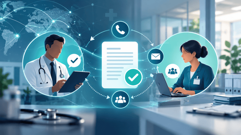 Healthcare professional consent collection involving direct HCP communication and administrative support in pharmaceutical outreach